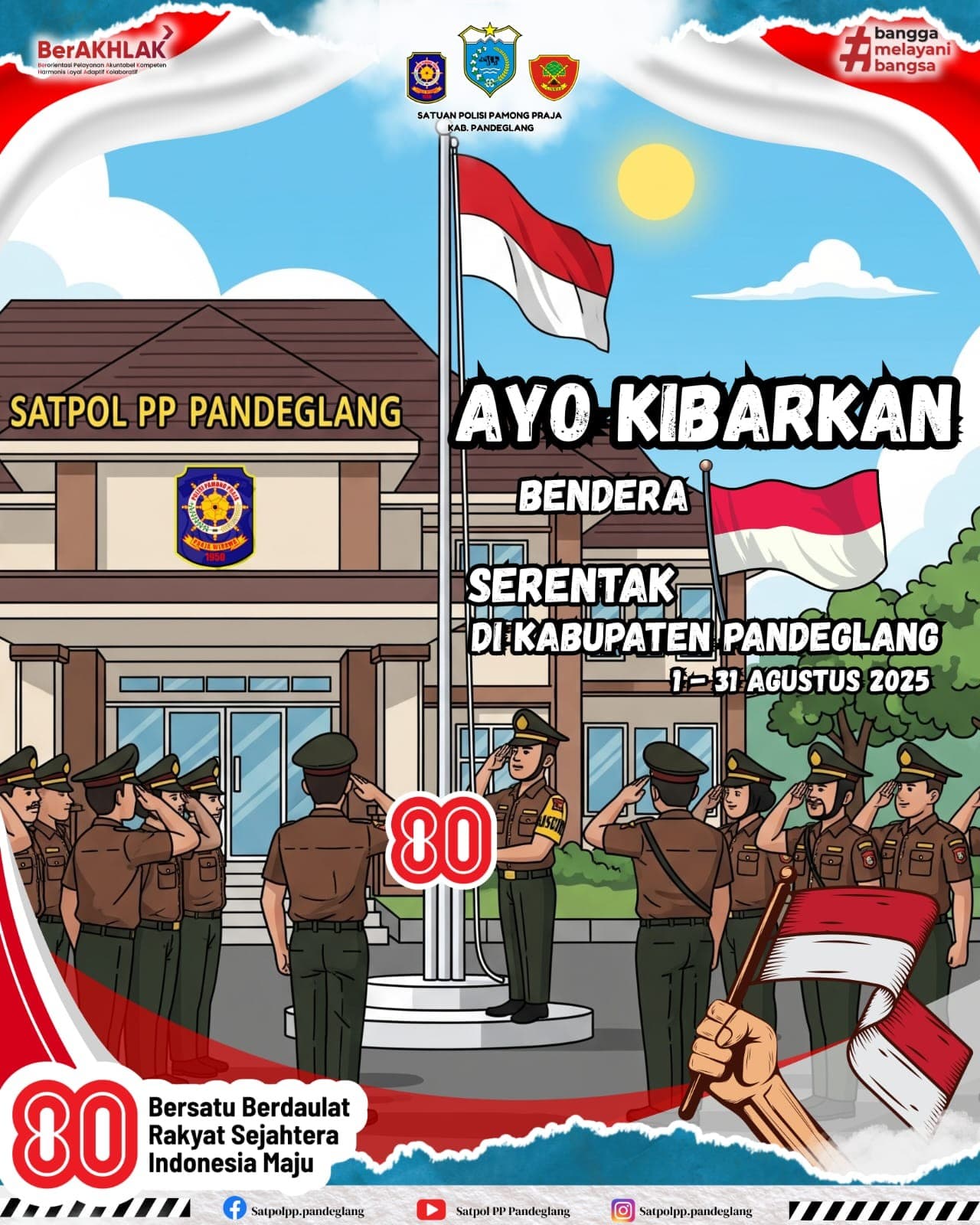 HAYU KIBARKAN BENDERA MERAH PUTIH